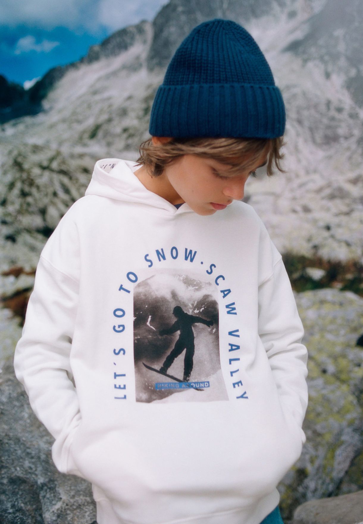 Kids Slogan Hoodie