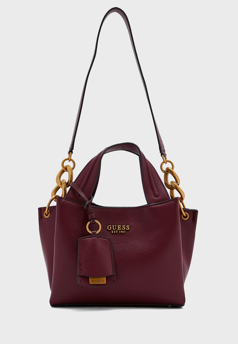 burgundy Zed Small Girlfriend Tote Bag for Women in city, other cities