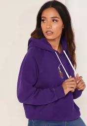Buy Polo Ralph Lauren purple Pocket Detail Hoodie for Women in MENA,  Worldwide