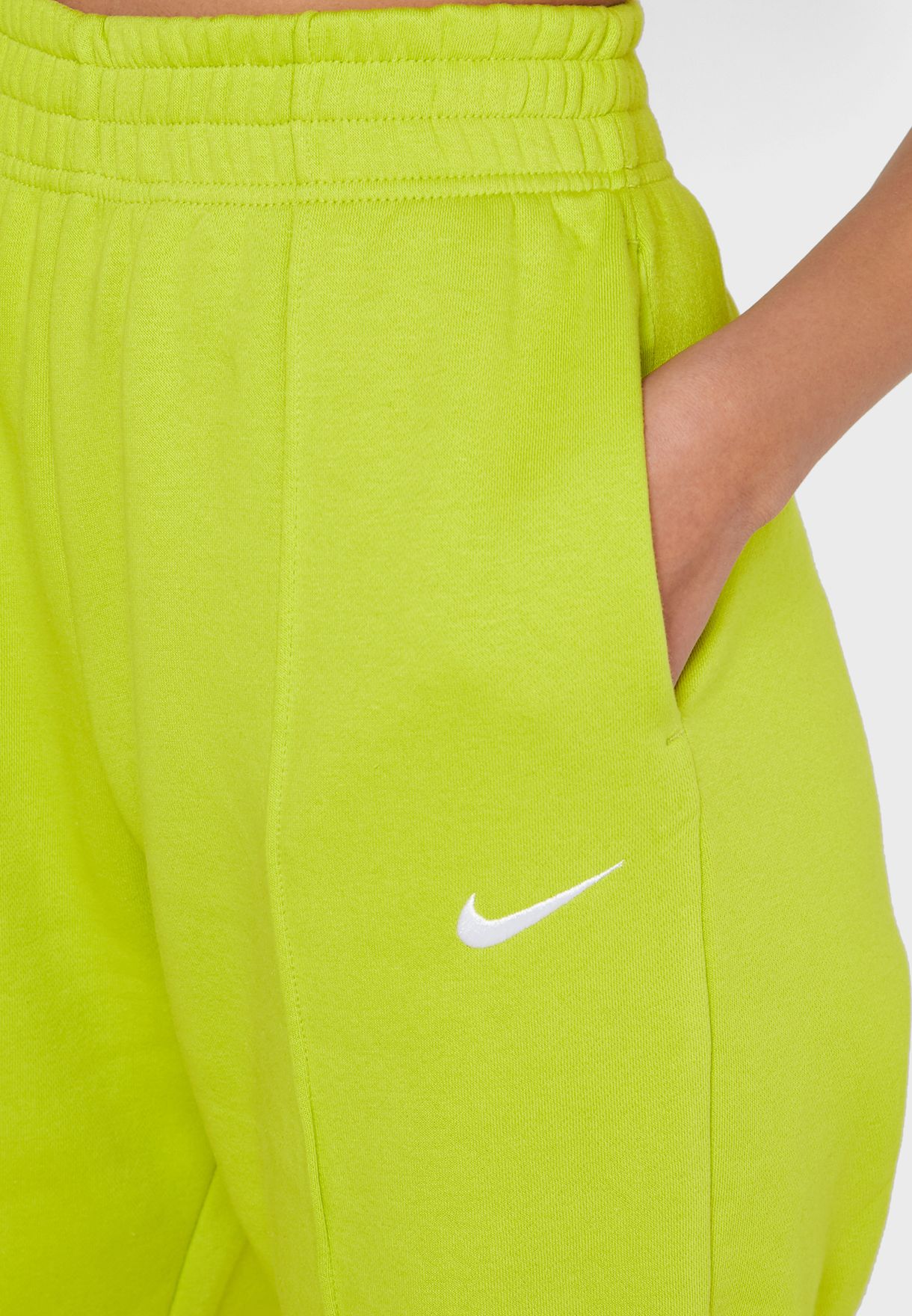 Buy Nike green NSW Fleece Sweatpants for Women in Dubai, Abu Dhabi