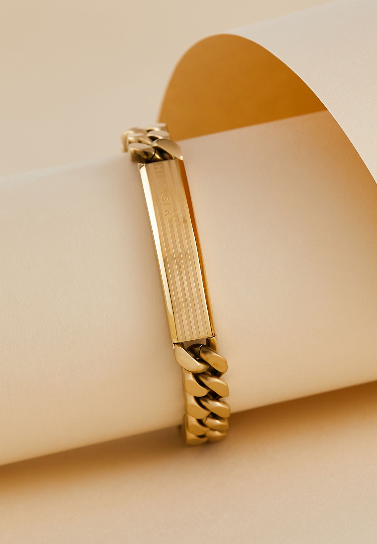 Buy Tommy Hilfiger gold Double Dog Bracelet for Men in Manama, Riffa