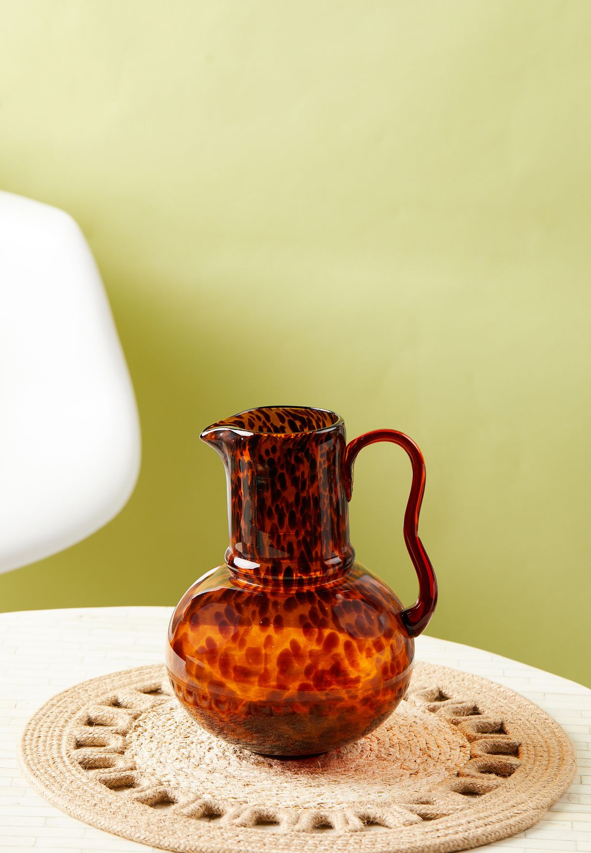 Tortoiseshell Glass Vase