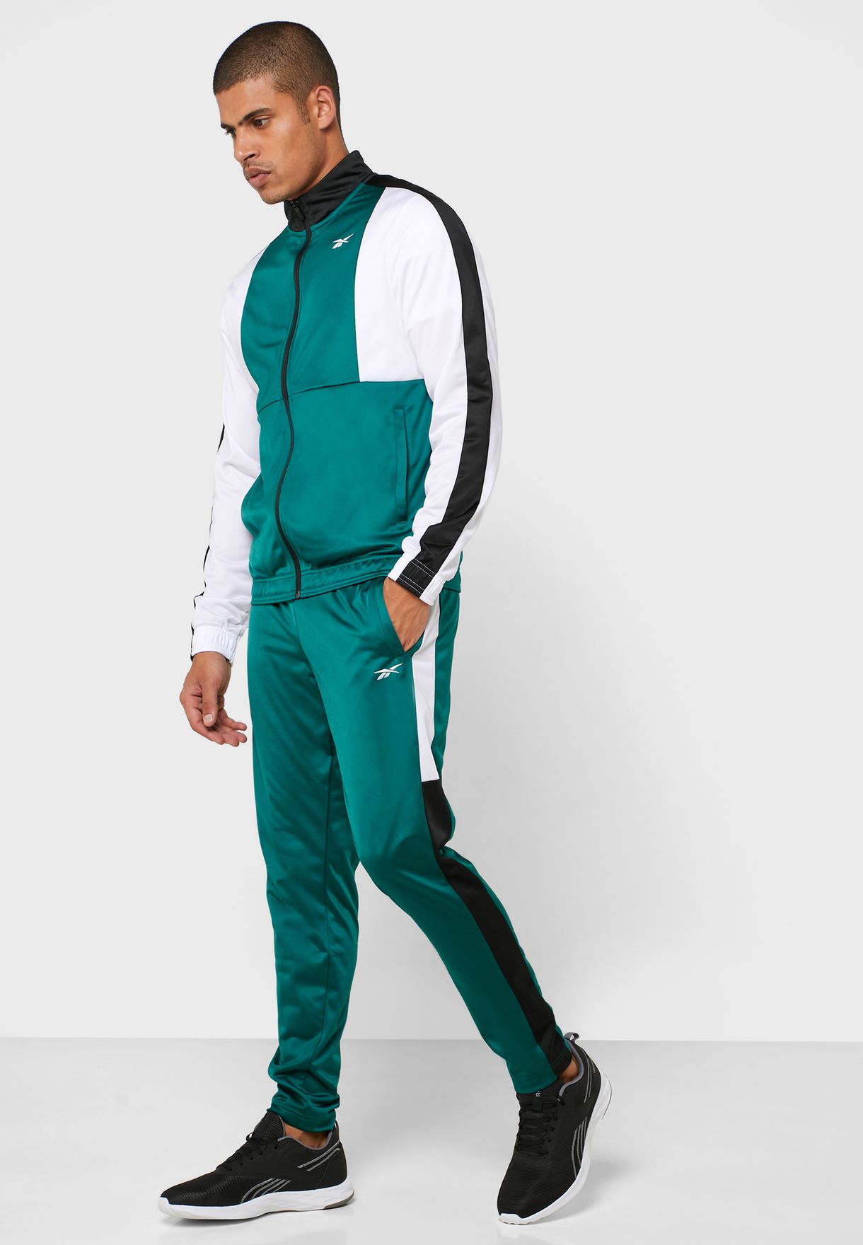 Reebok green Meet You There Tracksuit 