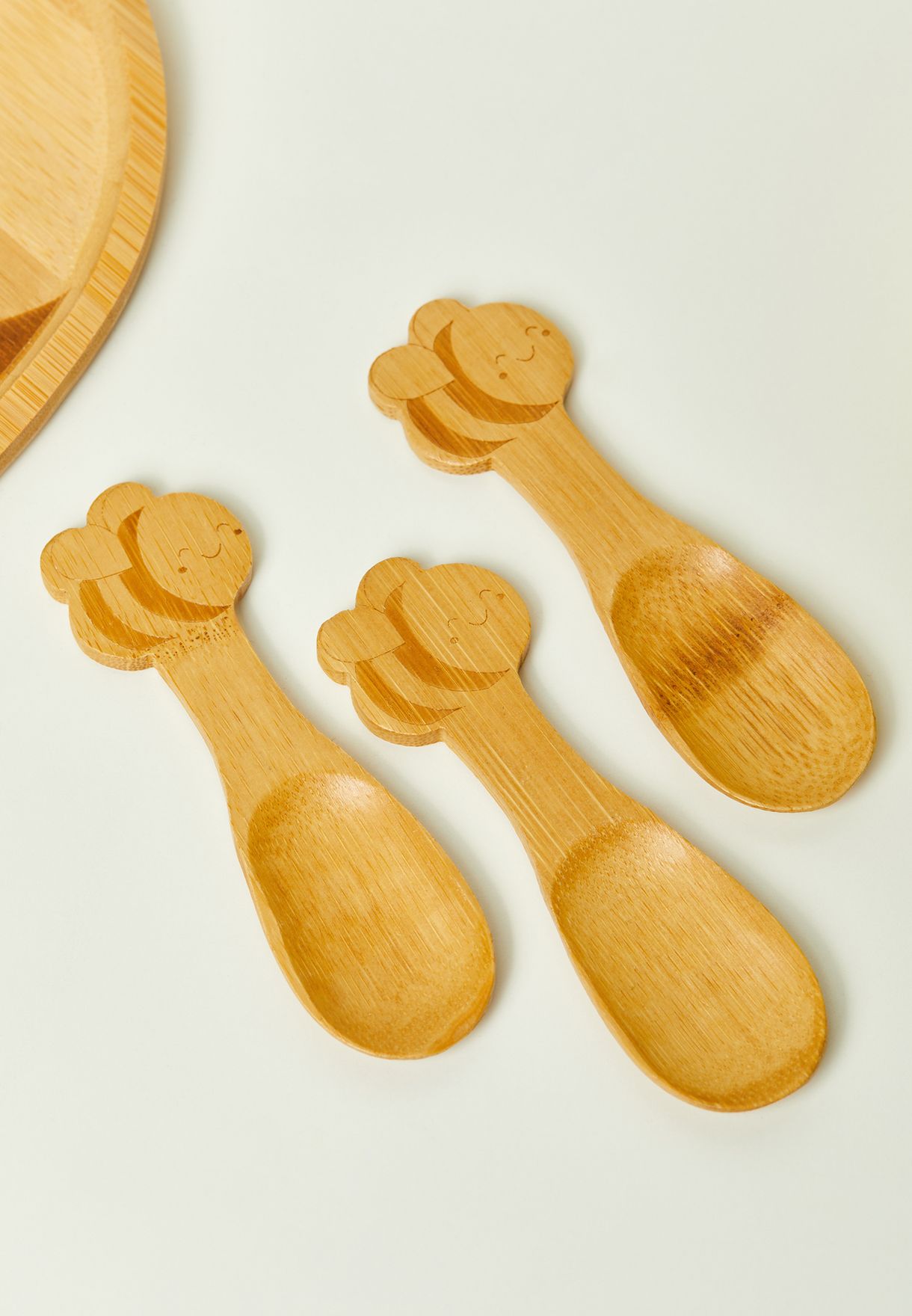 Bee Bamboo Spoons - Set Of 3