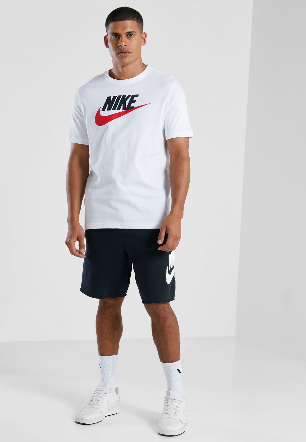 Buy Nike black NSW Alumni Shorts for 