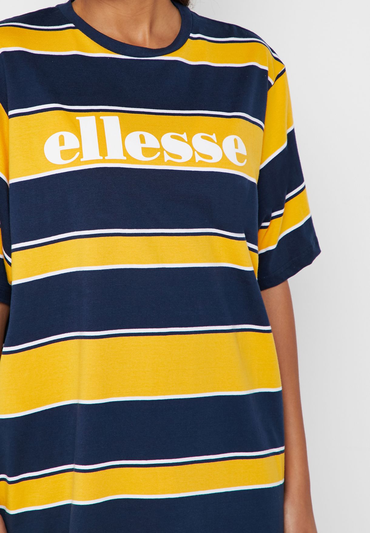 yellow ellesse t shirt