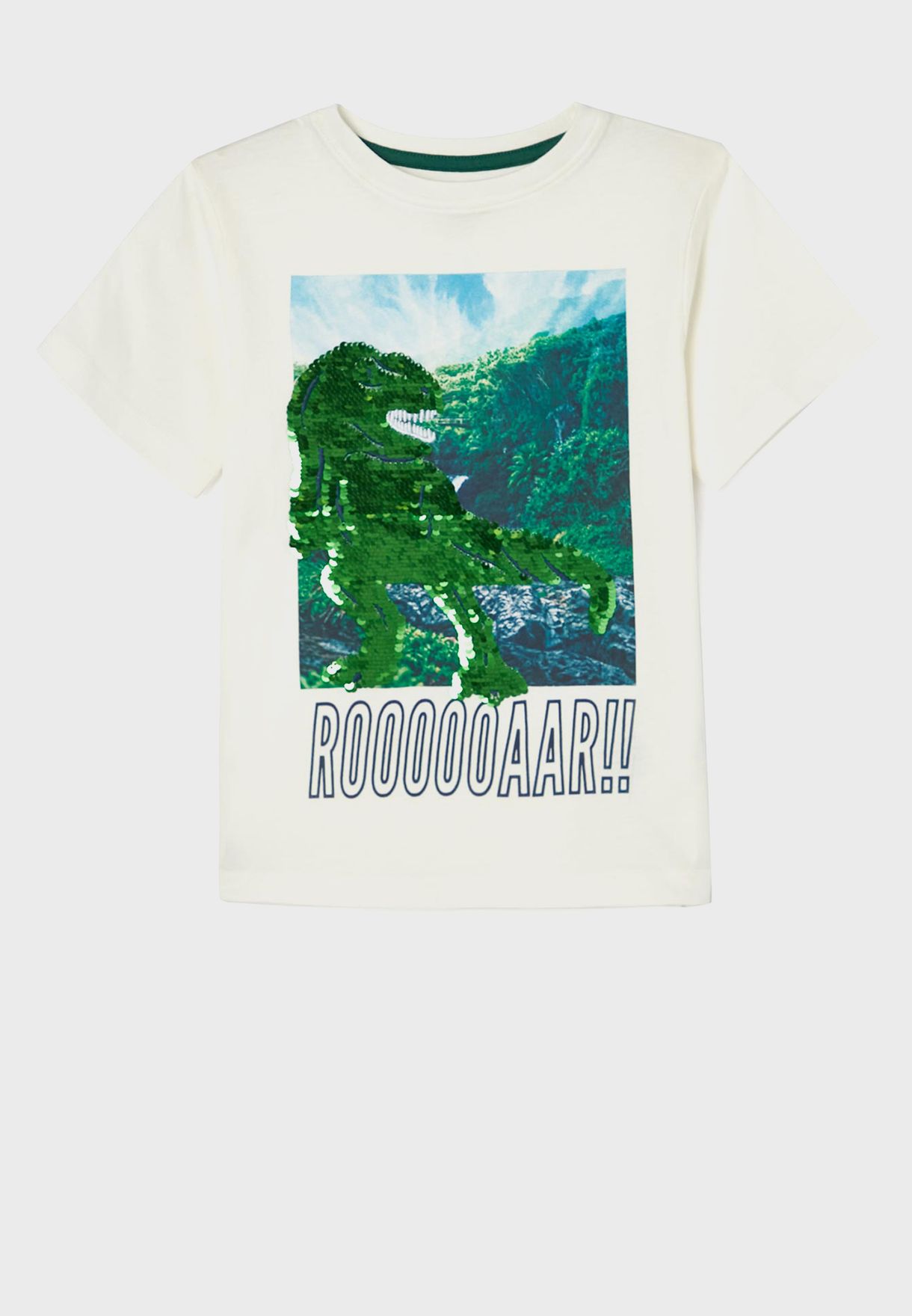 Kids Dinosaur Printed T-Shirt