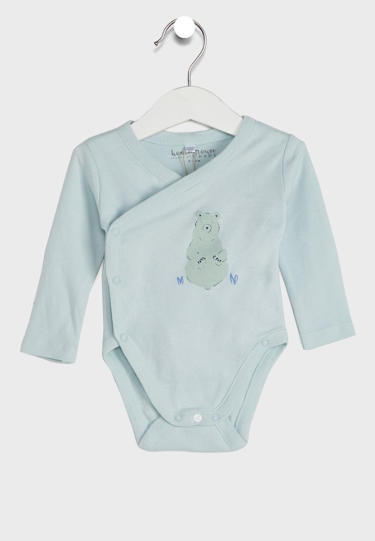 Infant Bear Print 3 Pack Body Suit