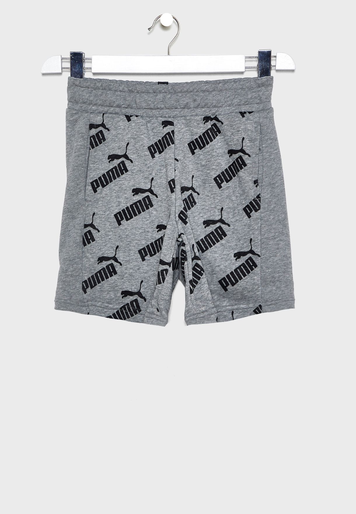 grey puma shorts