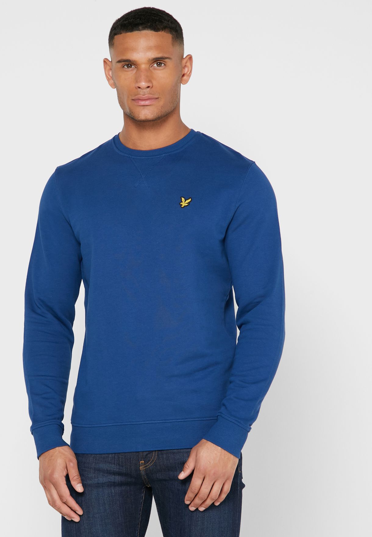 lyle and scott logo sweatshirt