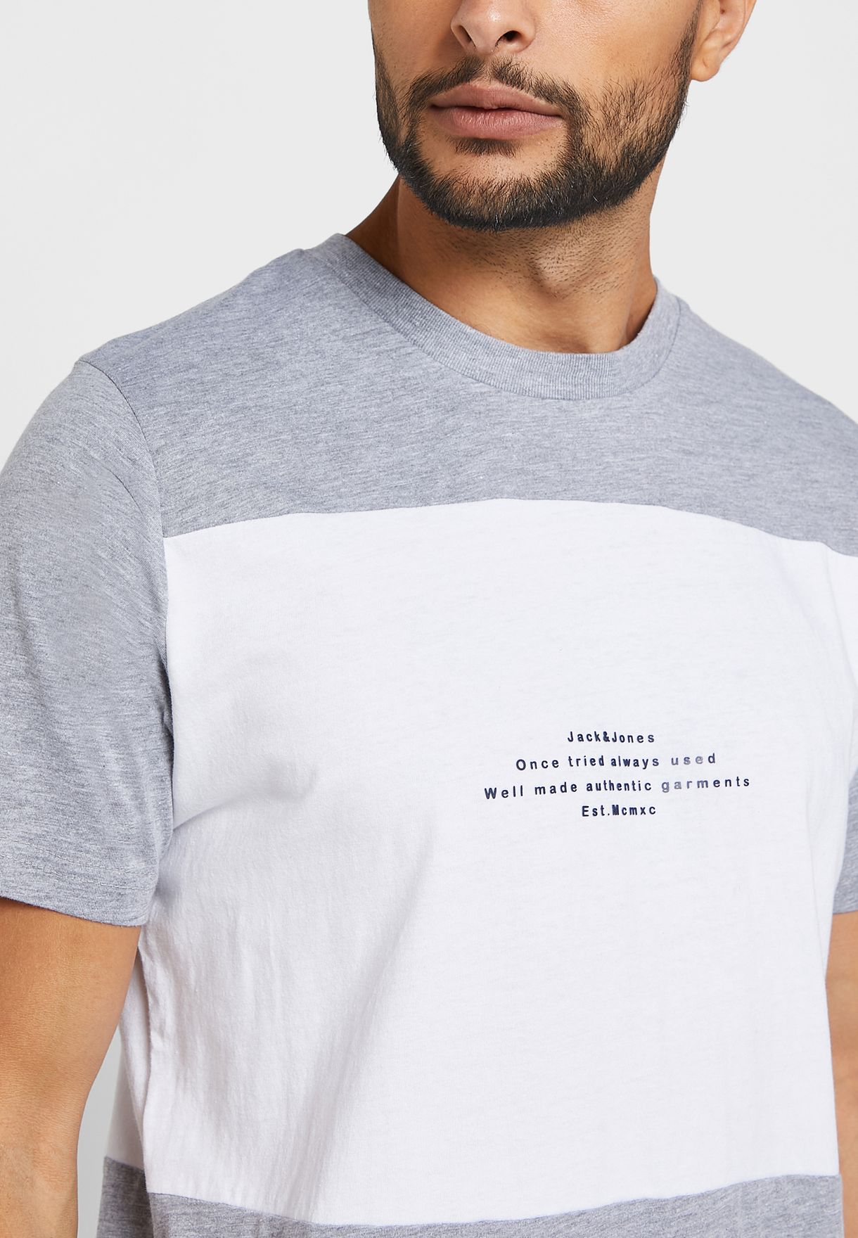 Logo Print Crew Neck T-Shirt