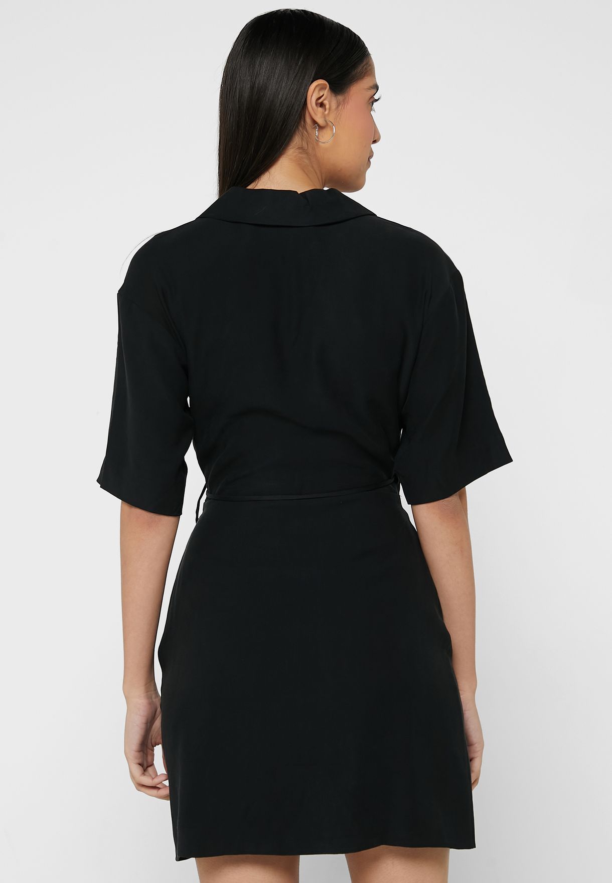 Buy Calvin Klein Jeans black Cut Out Detail Wrap Dress for Women in Manama,  Riffa