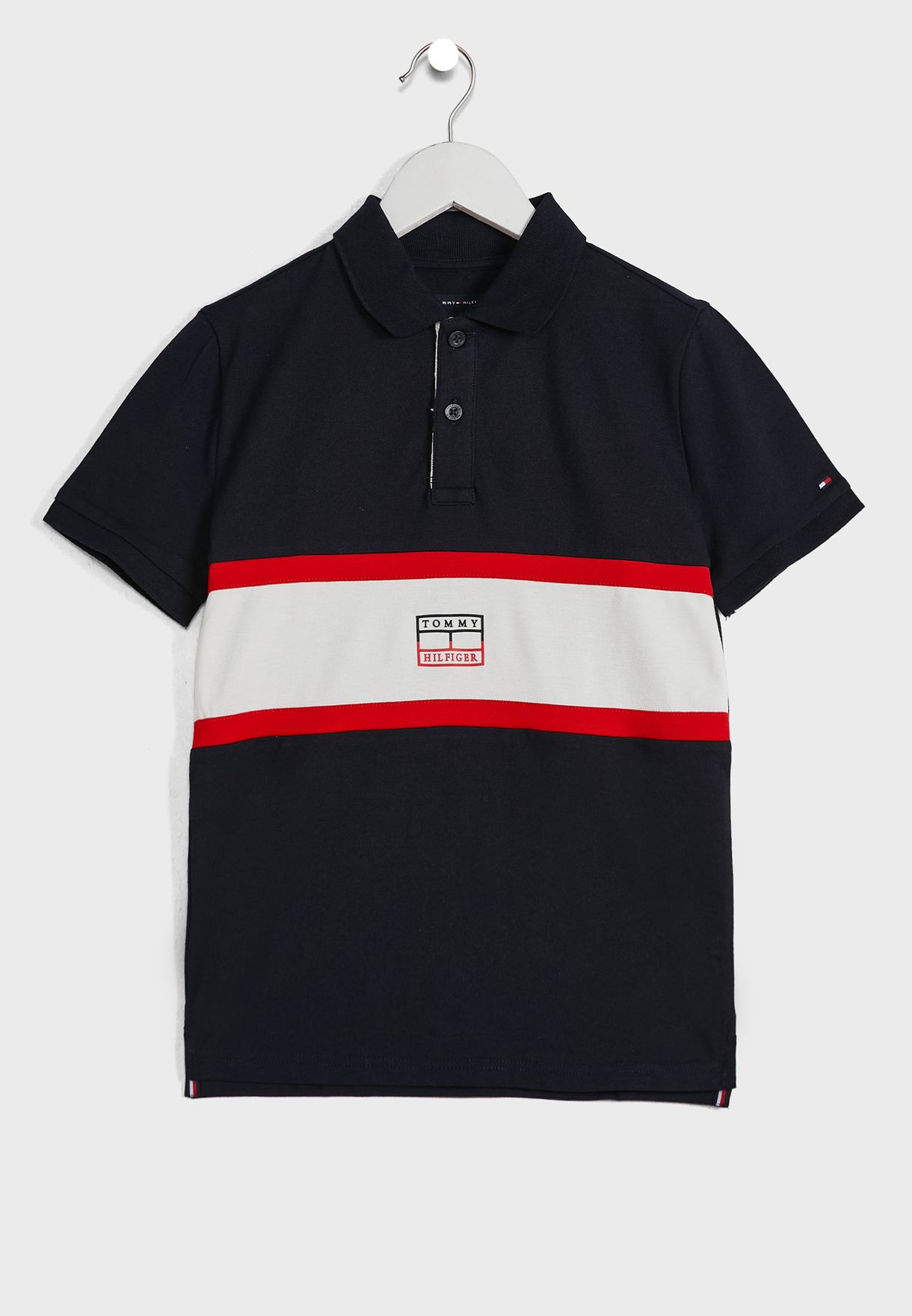 Youth Color Block Polo