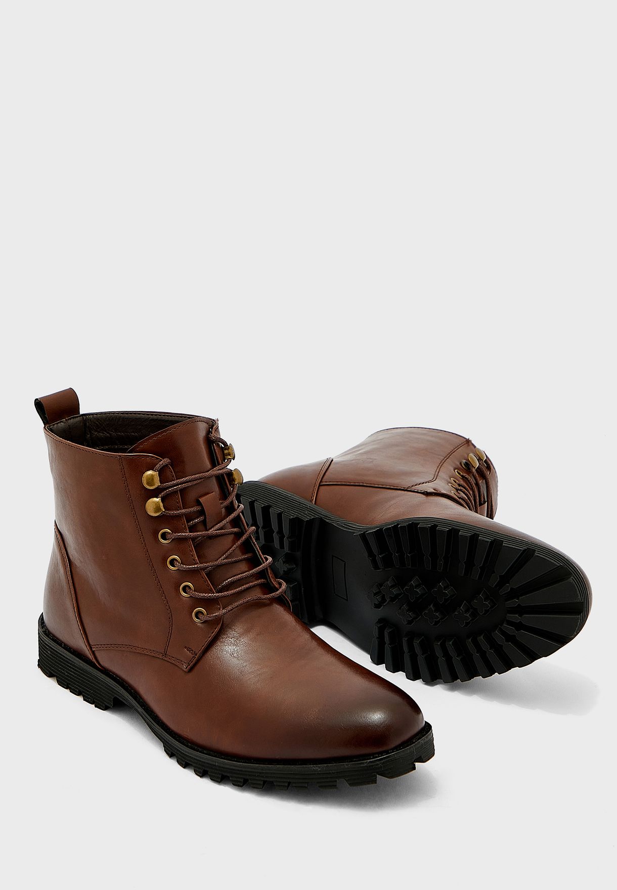 Laced Up Smart Boots