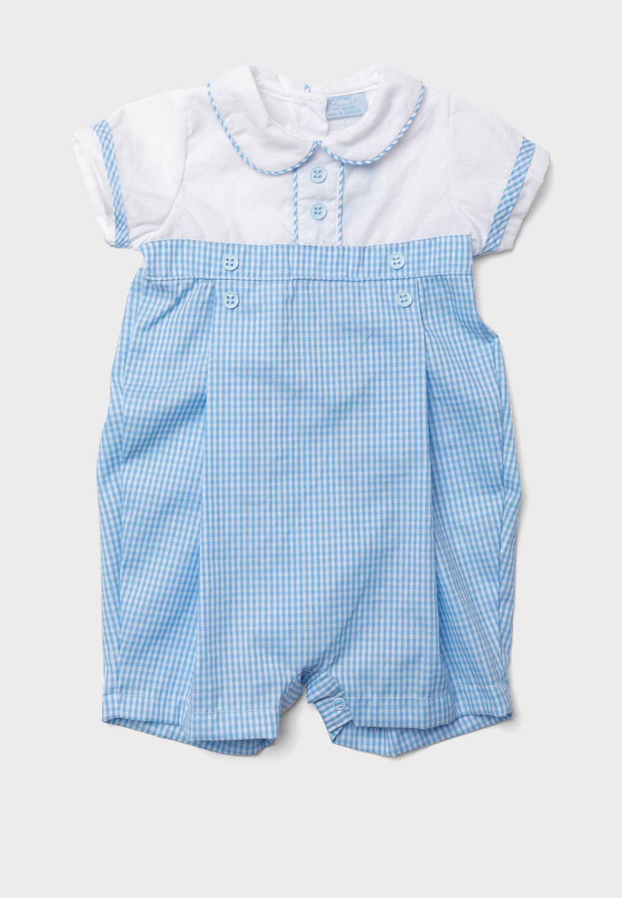 Infant Gingham Shirt & Shorts Set