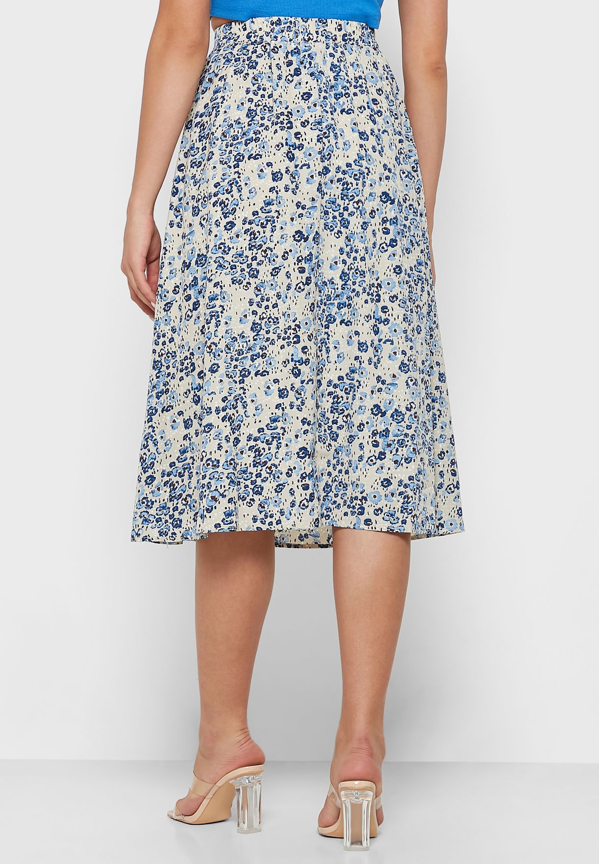 Floral Print Skirt