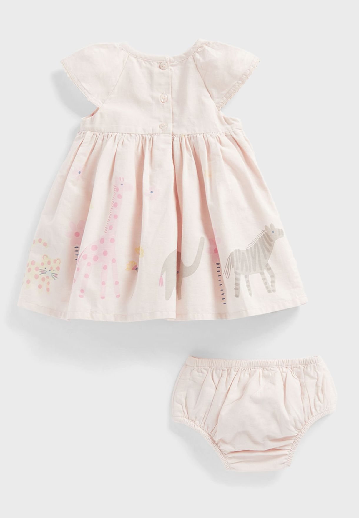 Infant Embroidered Dress & Knicker Set