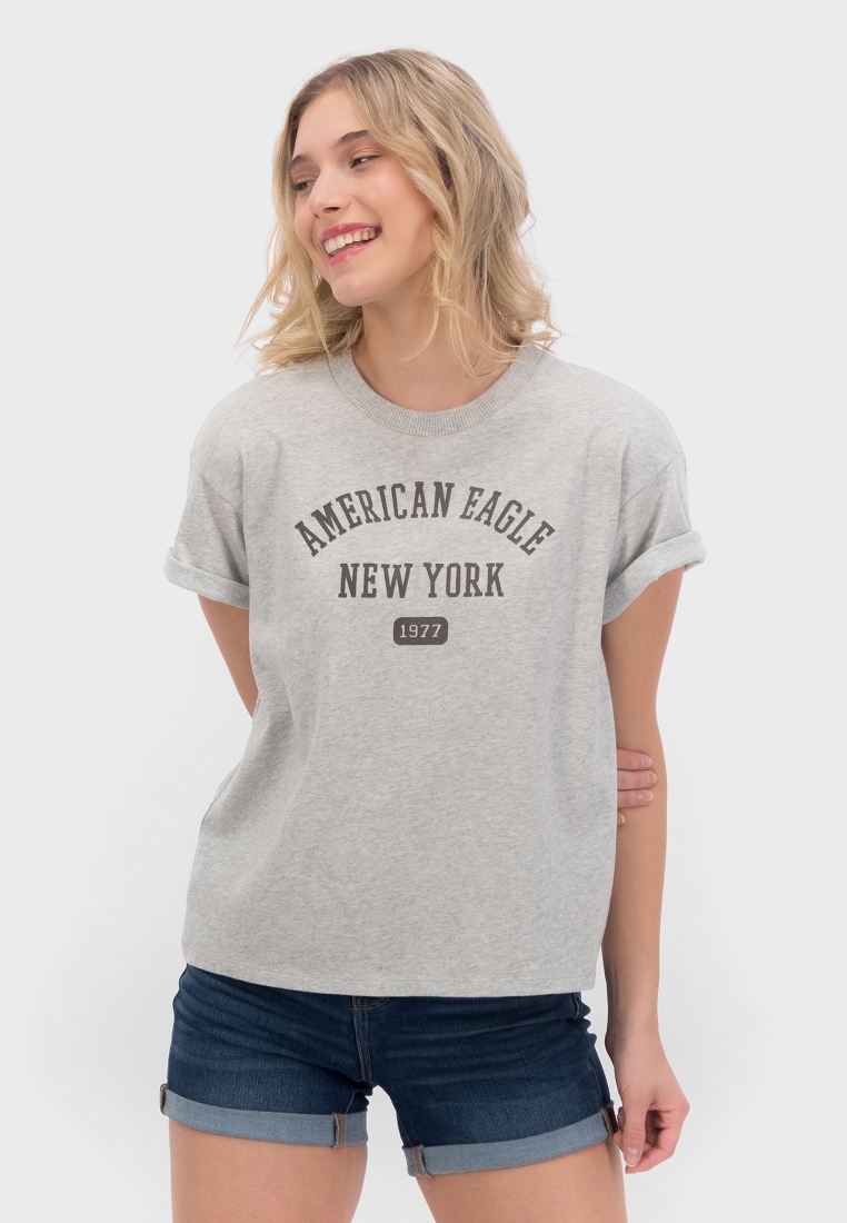 Buy American Eagle grey Round Neck for Women MENA, Worldwide