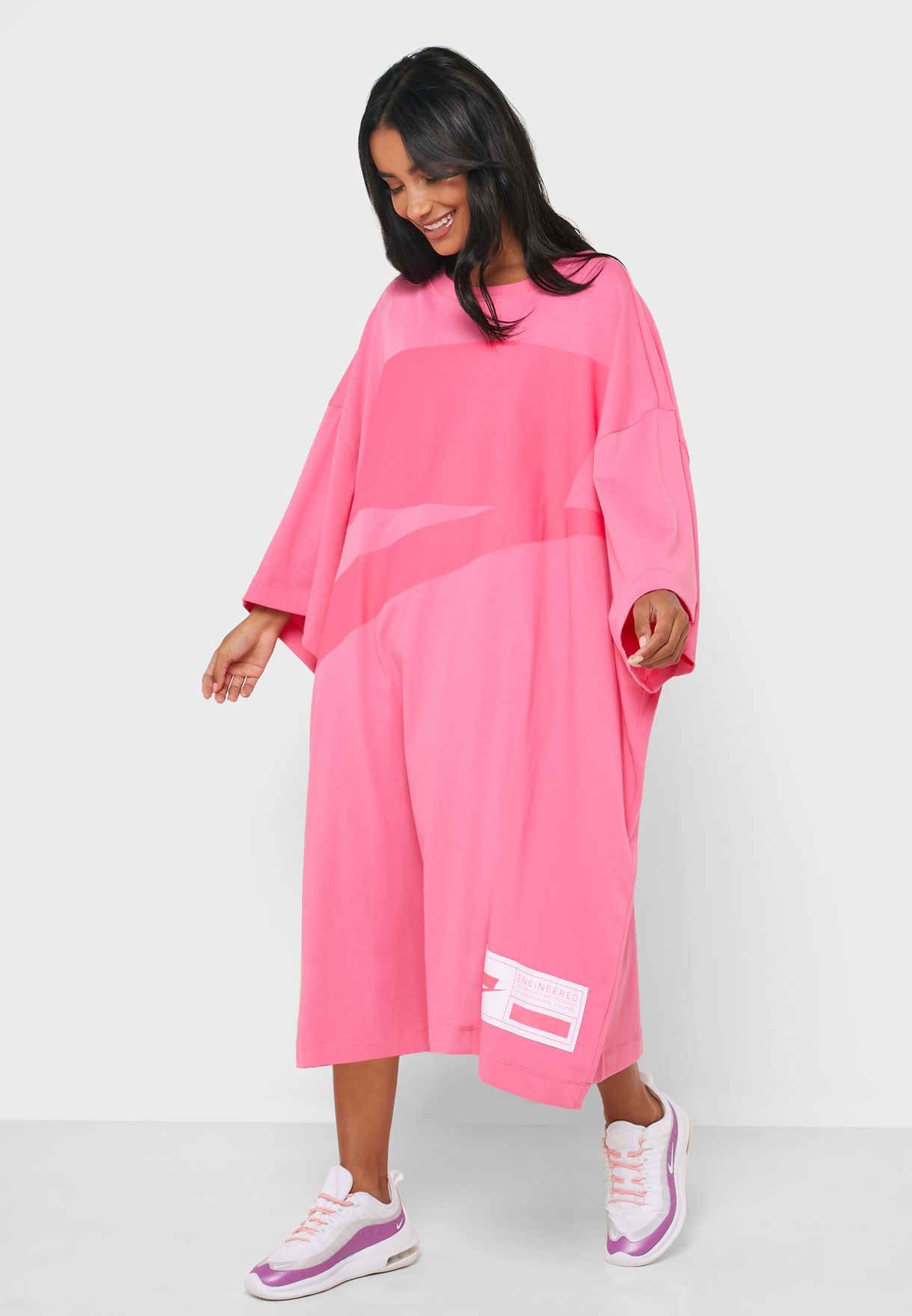 Buy Nike pink NSW Oversized Dress for 