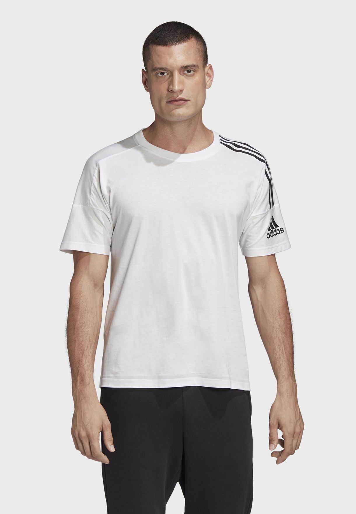 Buy Adidas White Z N E 3 Stripe T Shirt For Men In Riyadh Jeddah Fl3986