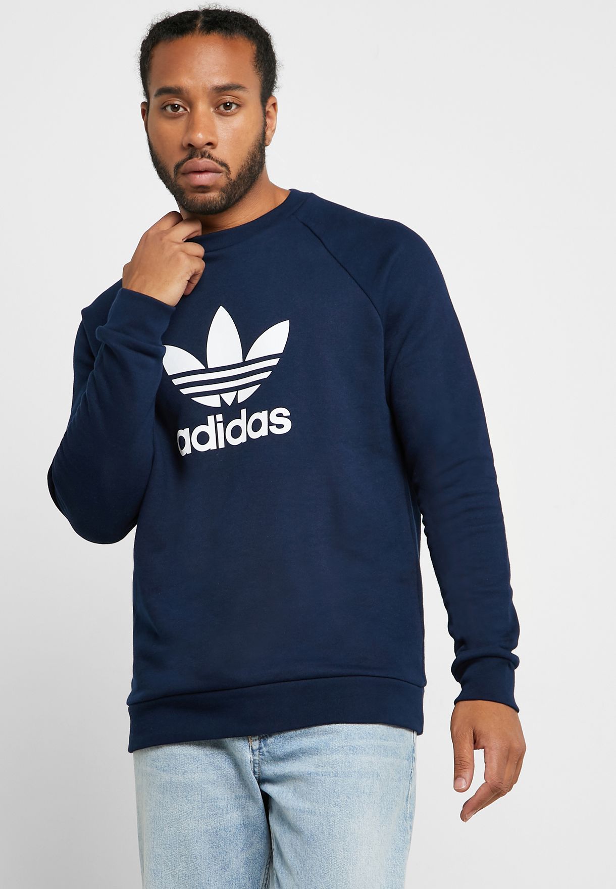 adidas navy sweatshirt