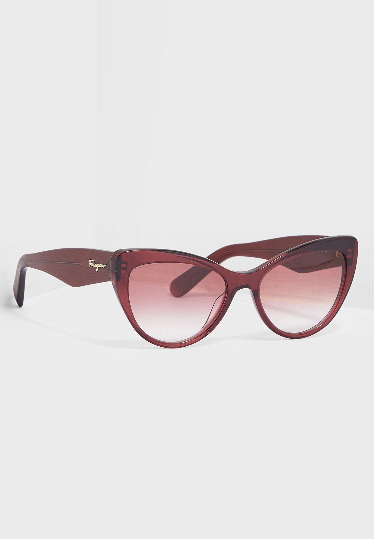 salvatore ferragamo red sunglasses