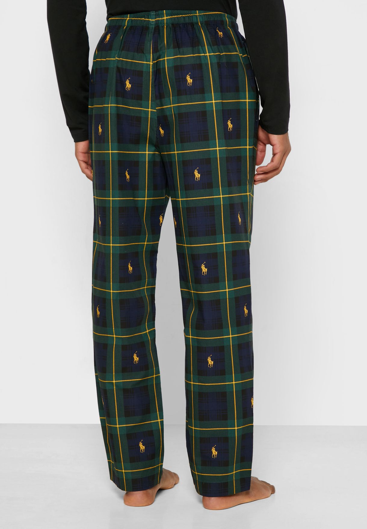 ralph lauren checked pyjamas