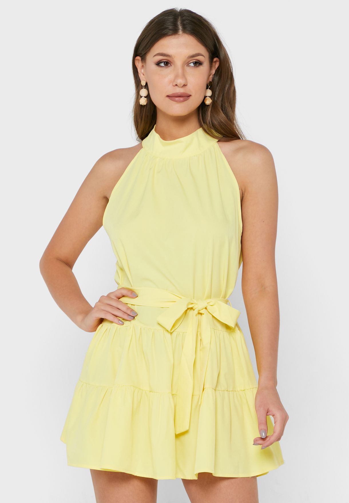 I Saw It First lemon dress