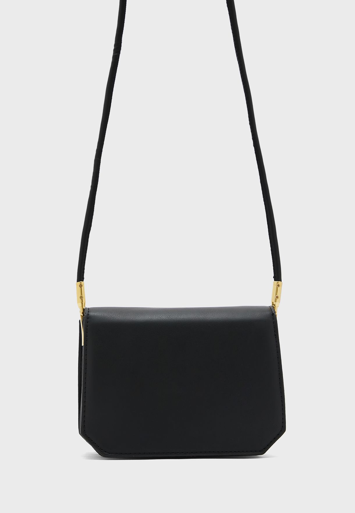 Buy Ella black Angled Corner Crossbody Shoulder Bag for Women in Riyadh ...