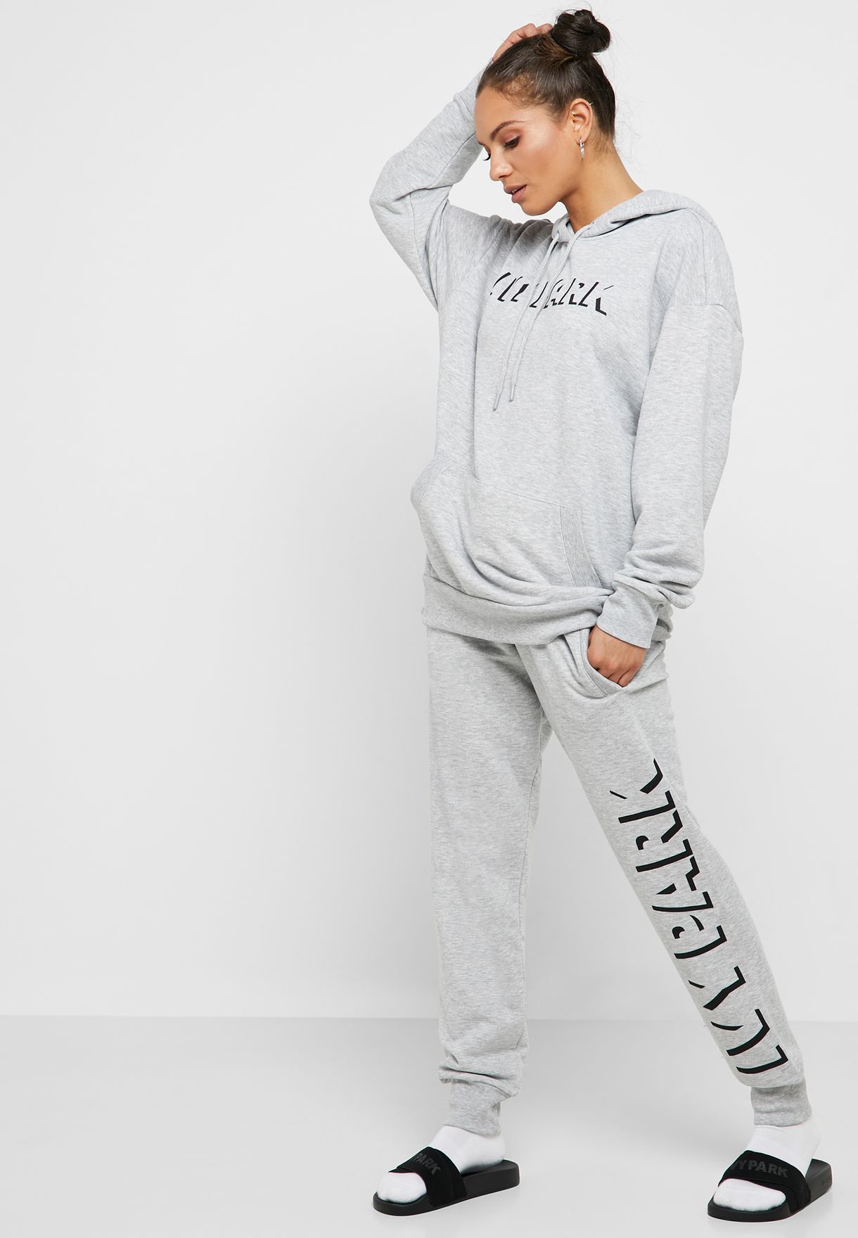 ivy park grey sweatpants