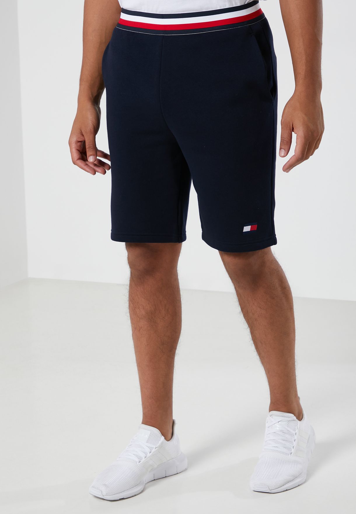 tommy hilfiger mens fleece shorts