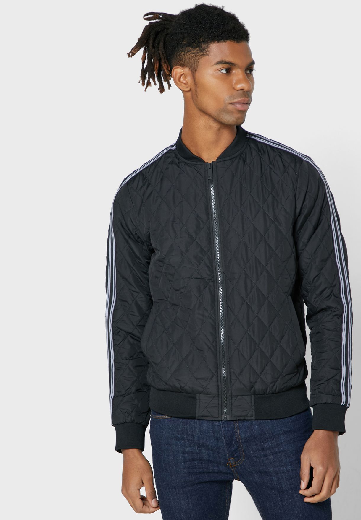 calvin klein quilted bomber