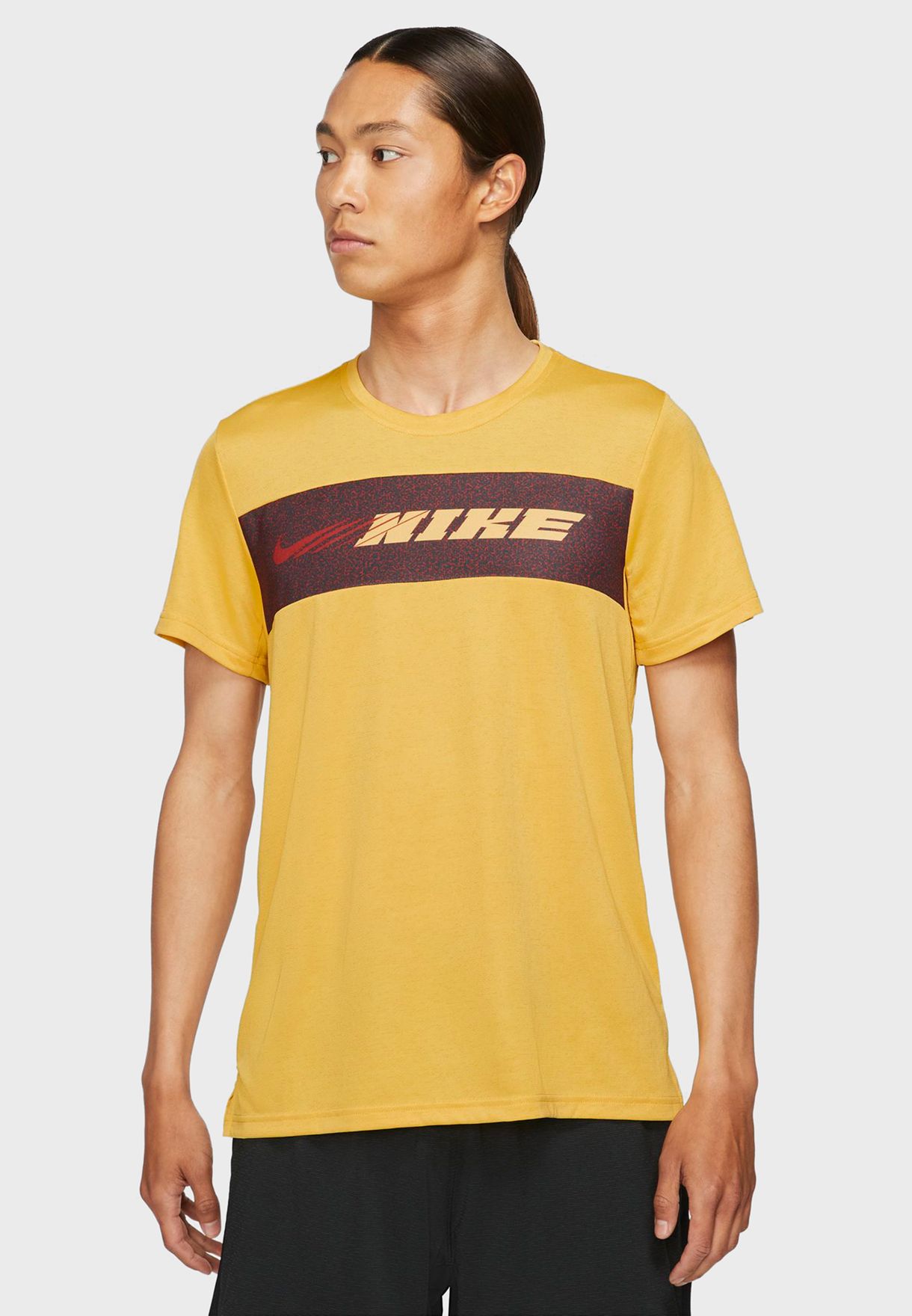 dri fit yellow shirt