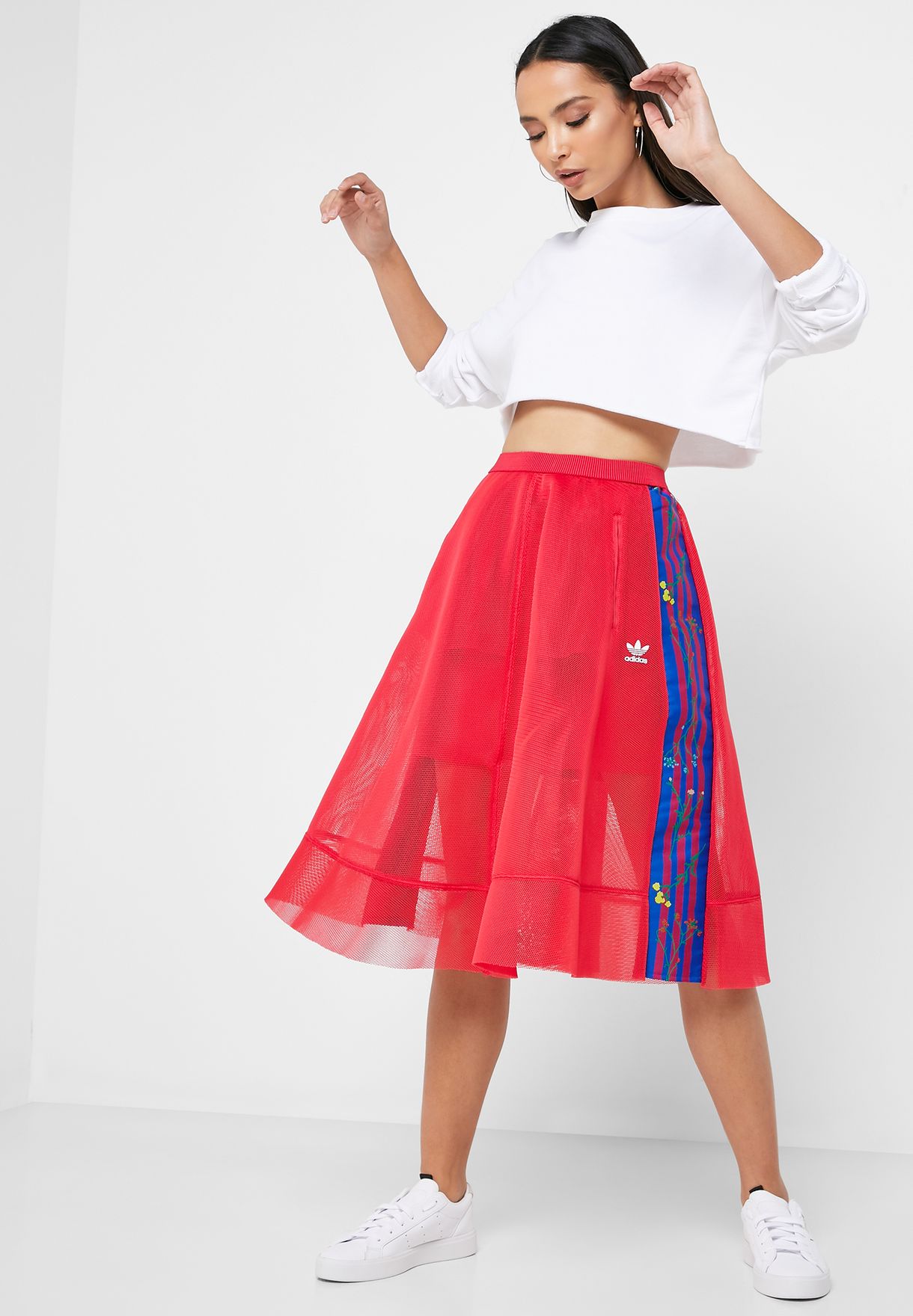 Buy adidas Originals pink Circle Skirt 