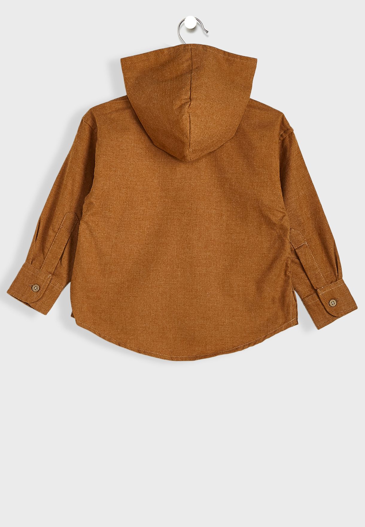 Boys Hoodie Neck Long Sleeved Shirt
