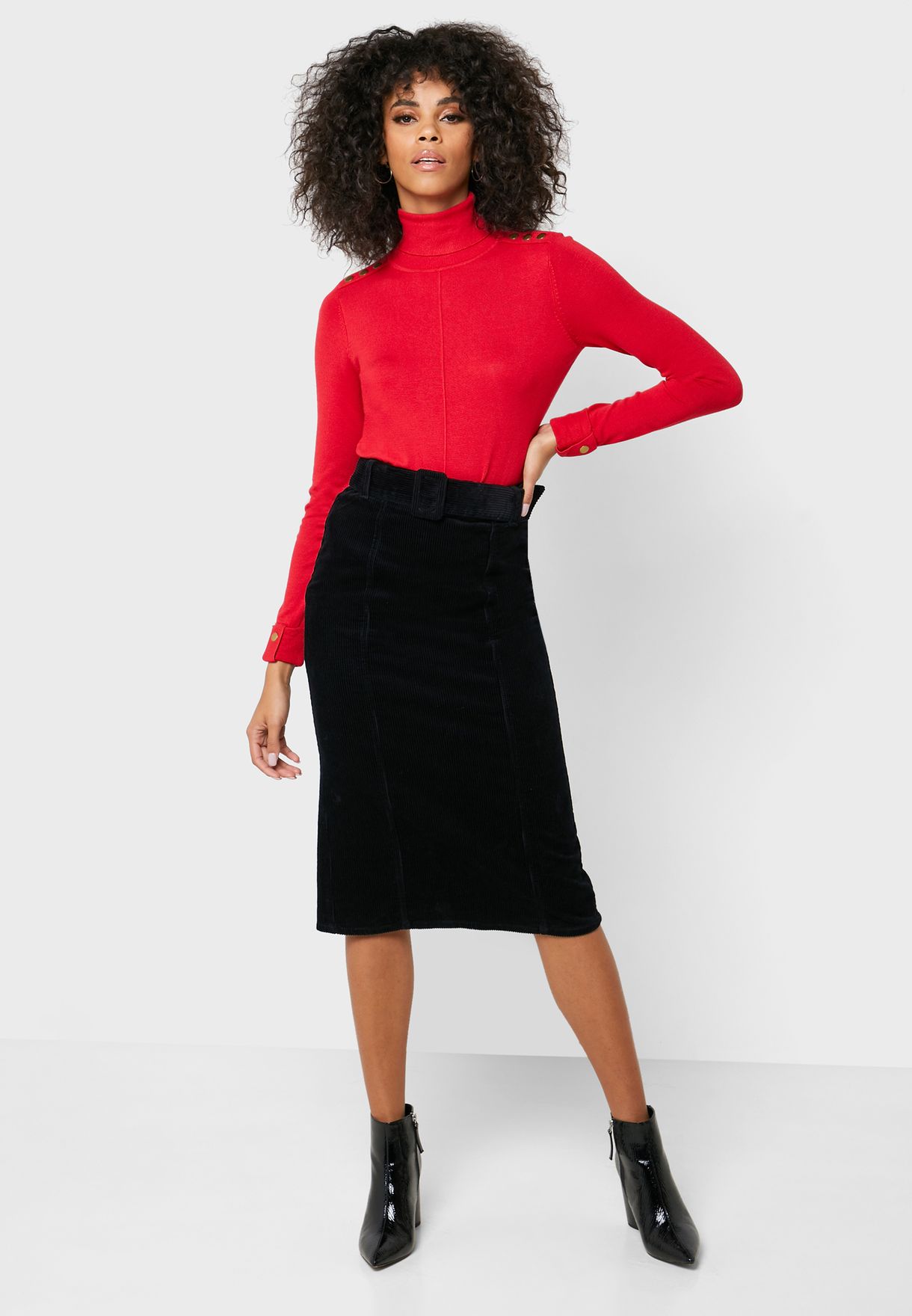 midi pencil skirt tall