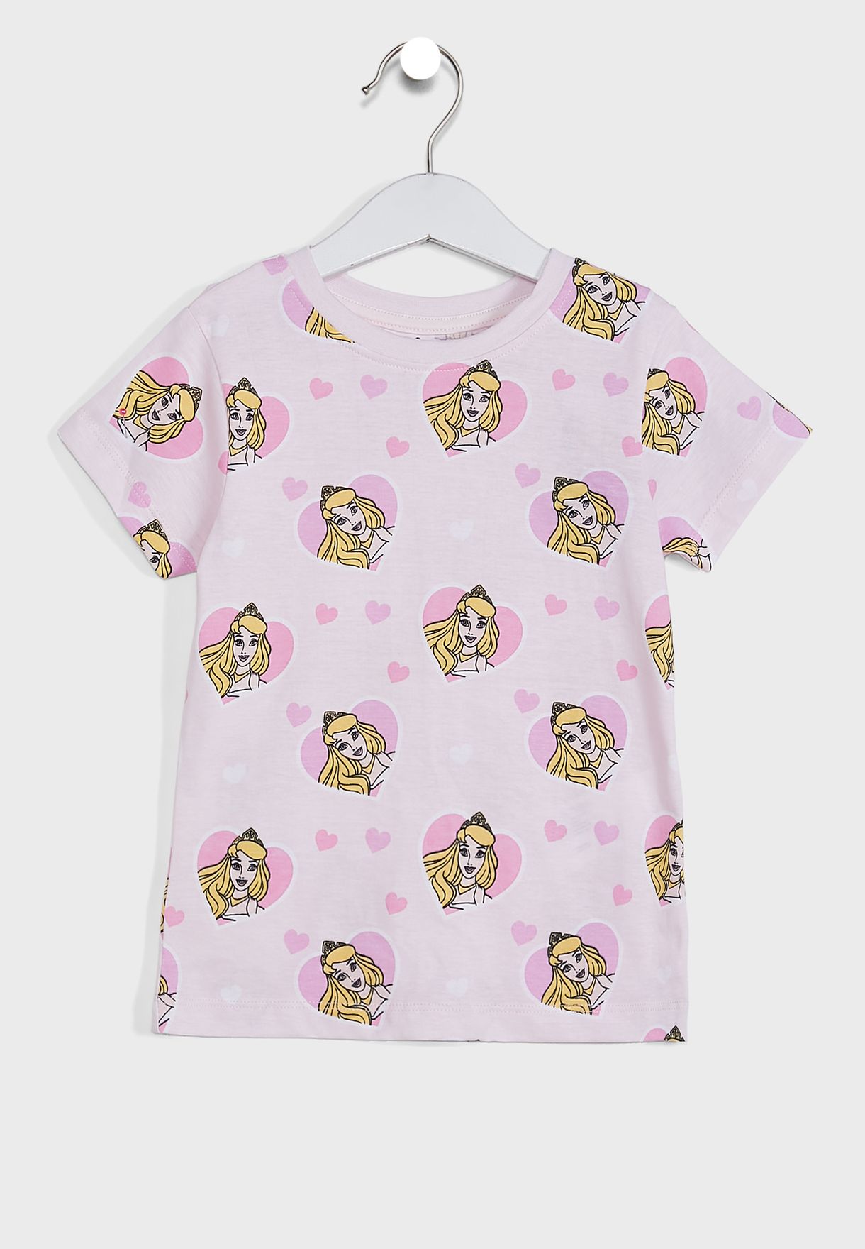 Kids Disney Princess T-Shirt & Short Set