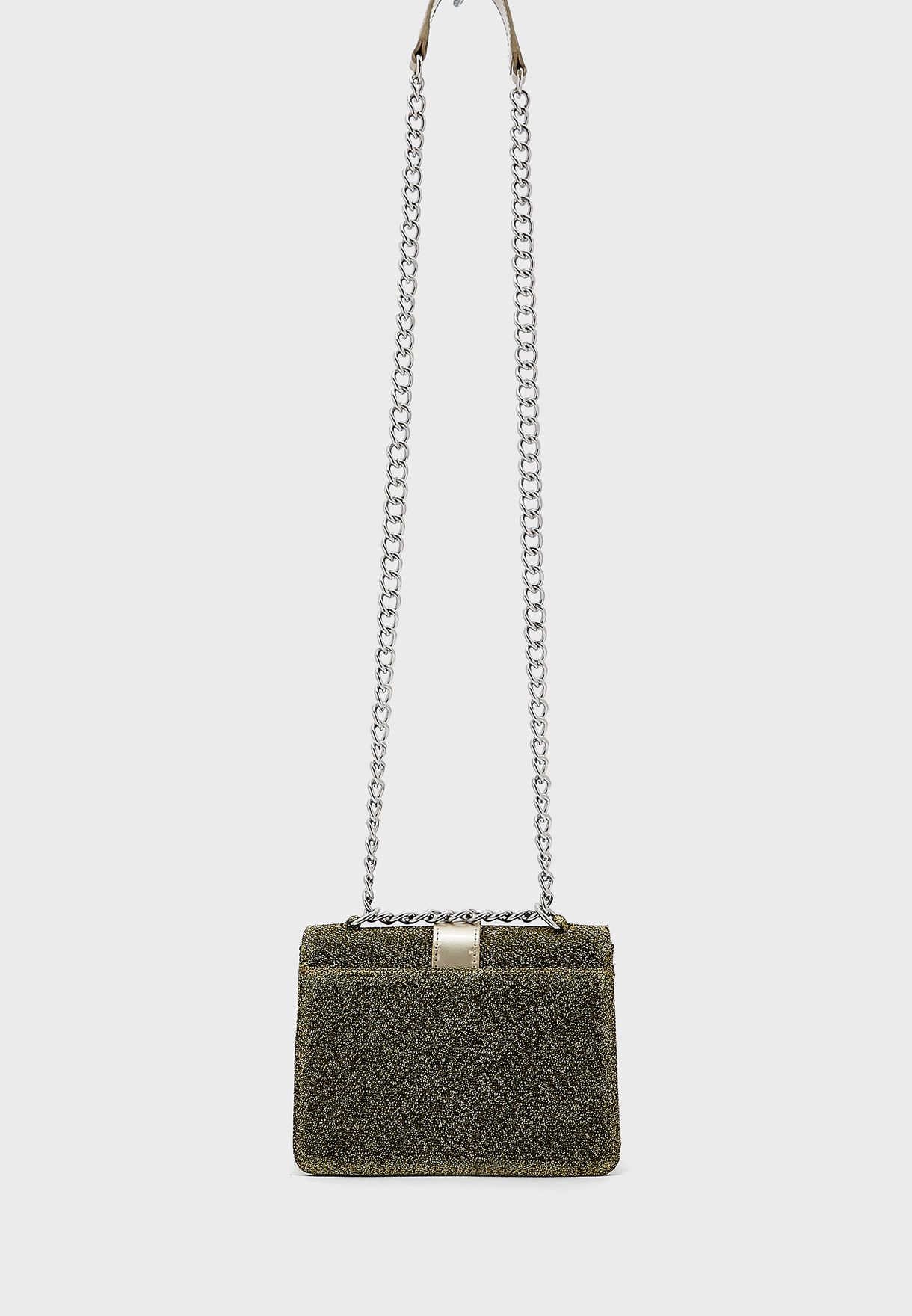 Metallic Crossover Bag