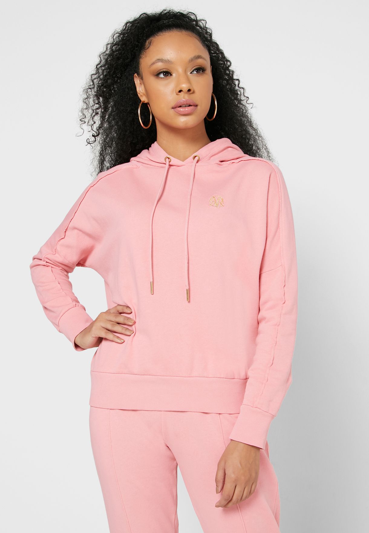 river island pink sweatshirt