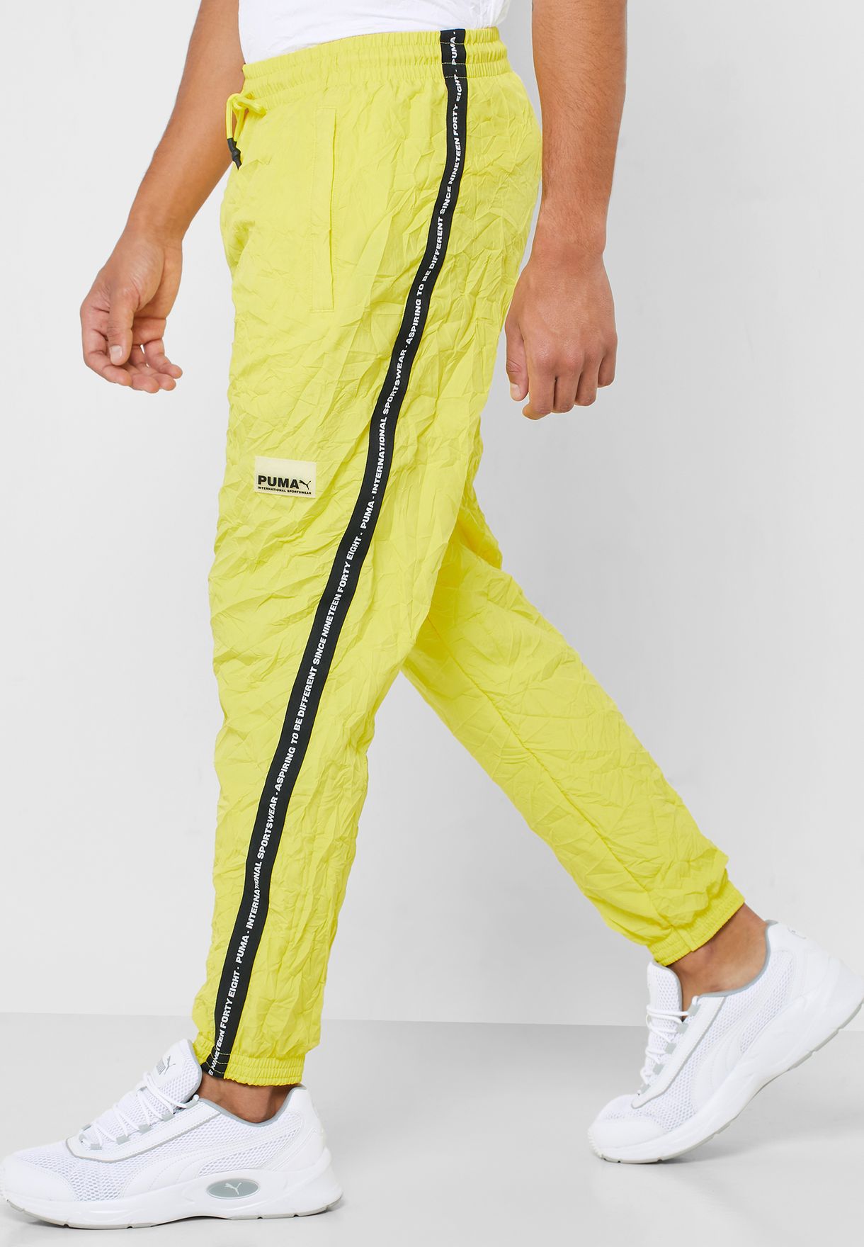 reebok classic sweatpants mens yellow