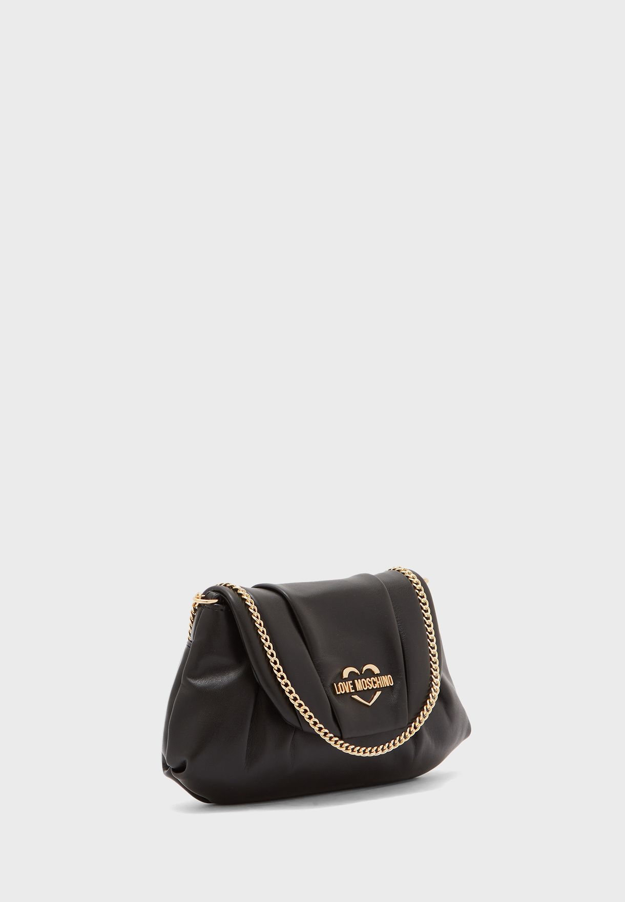 Casual Flap Over Chain Detail Crossbody