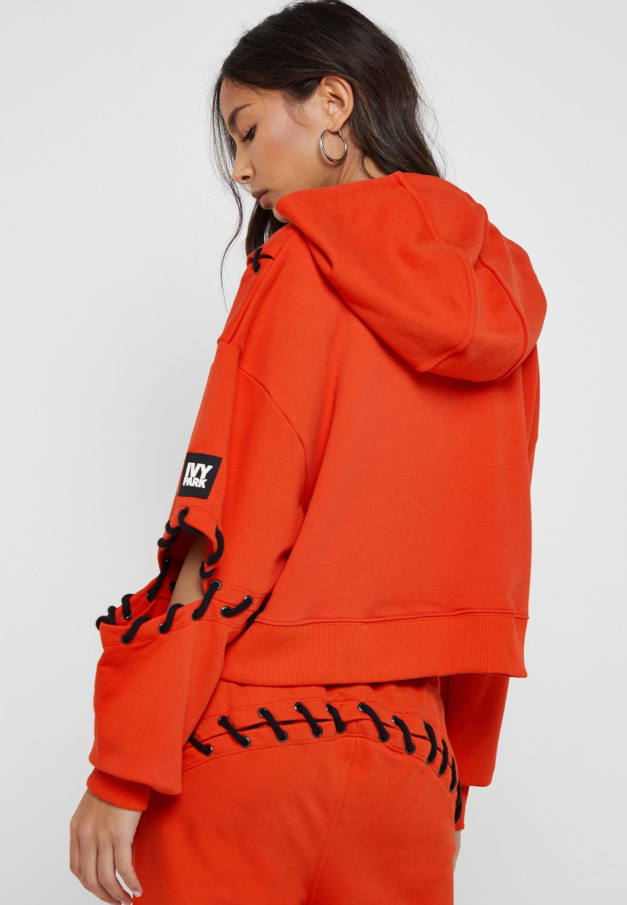 ivy park orange hoodie