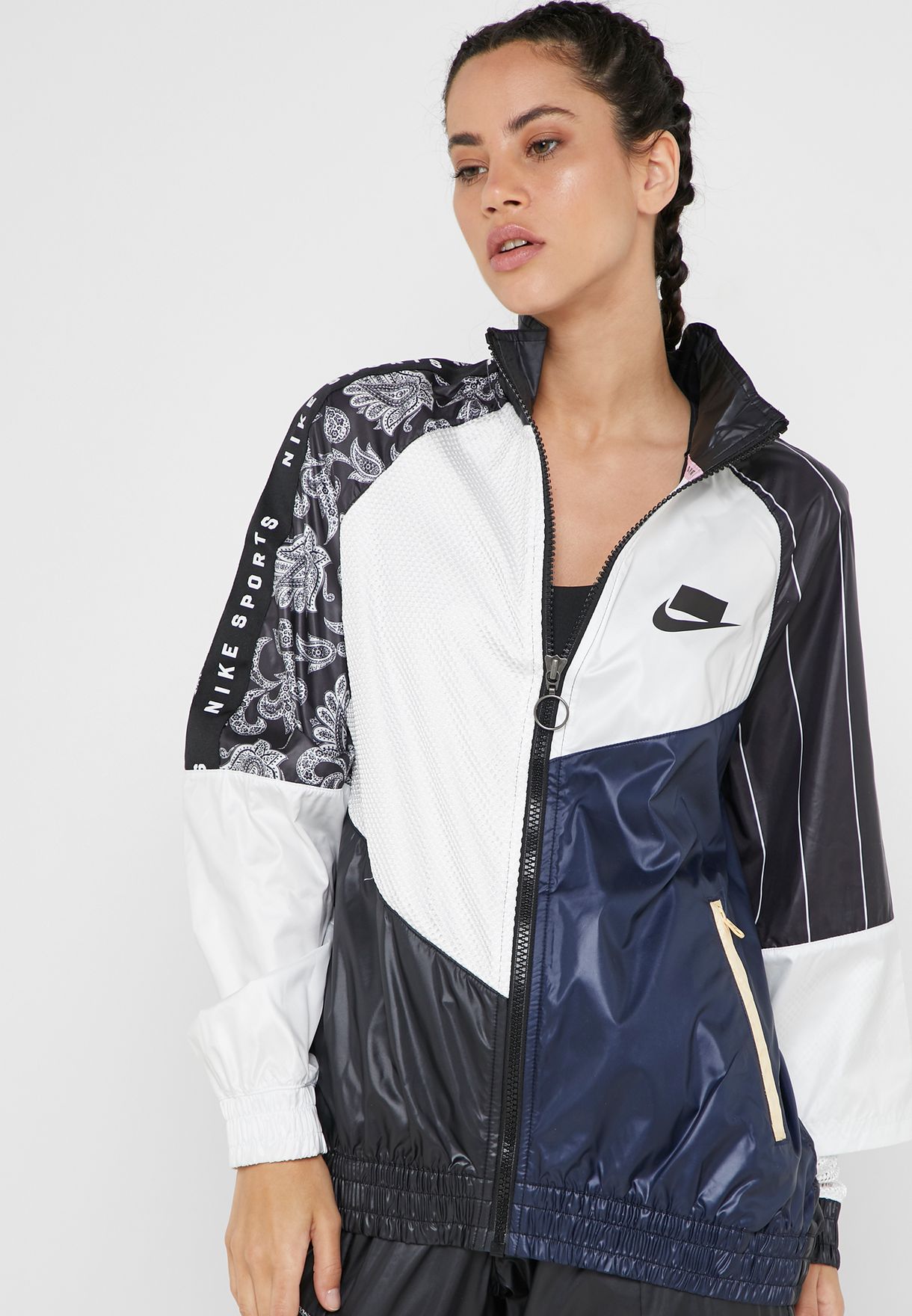women's nike sportswear woven long track jacket