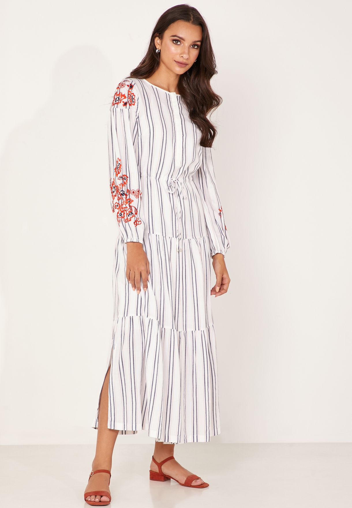 karen millen stripe dress