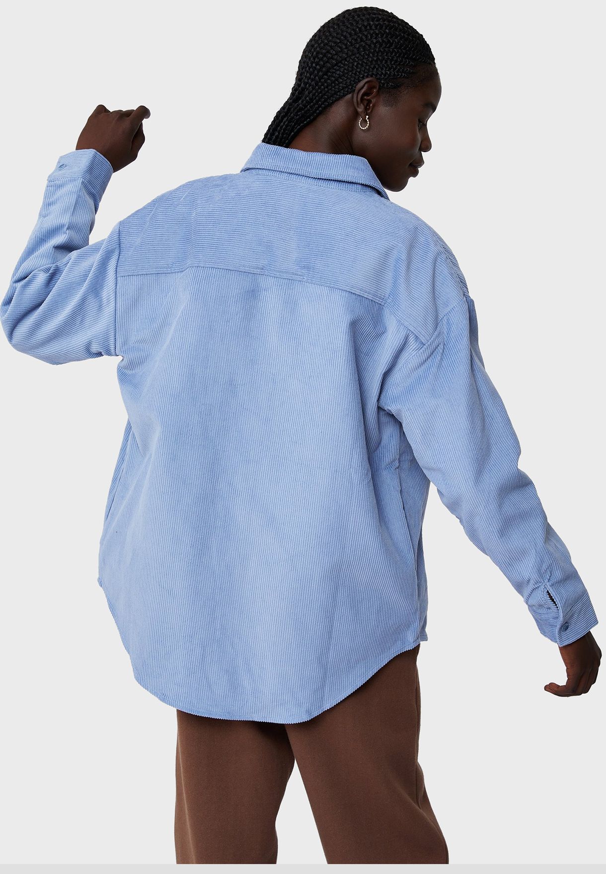 Lightweight Cord Shacket