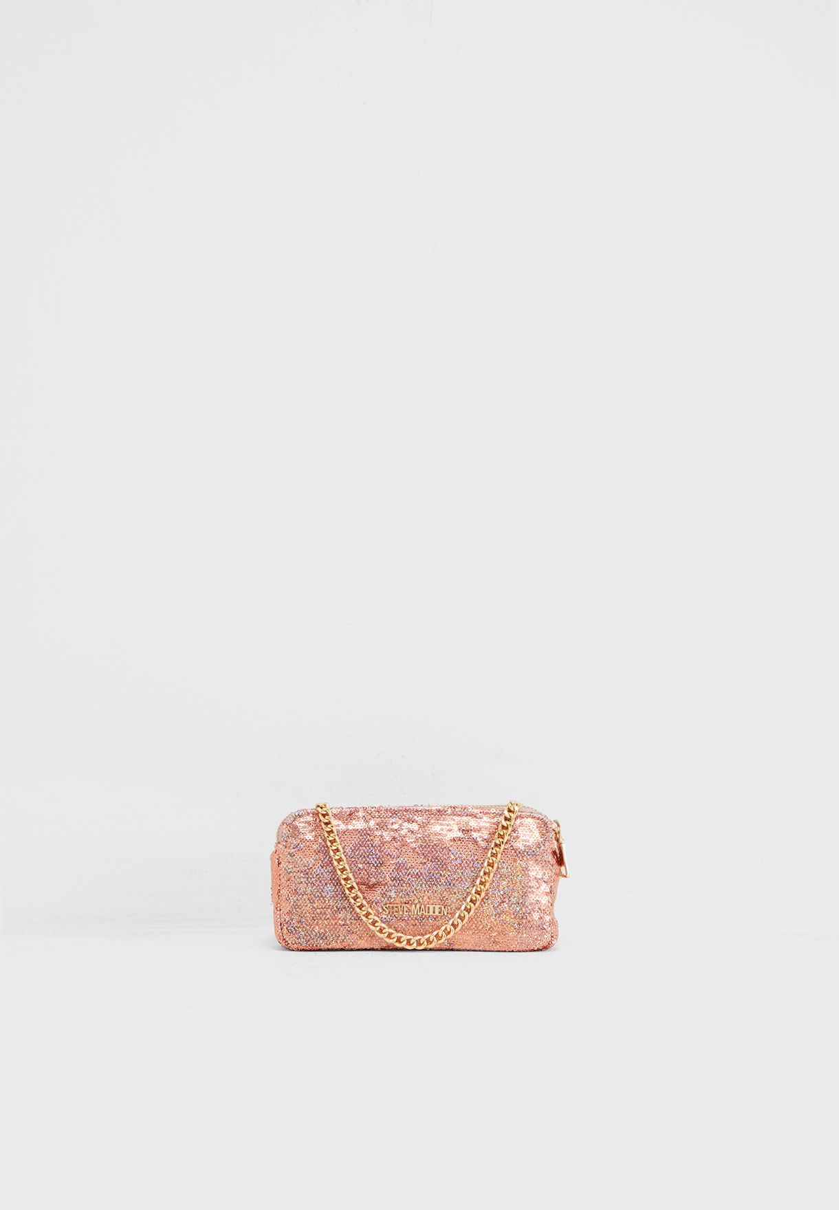 steve madden pink clutch