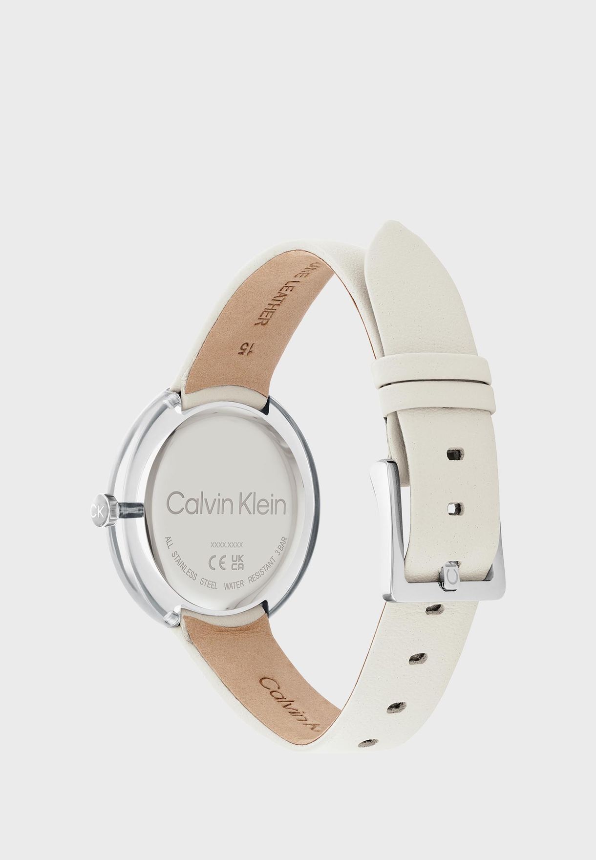 Circular Transparent Resin Analog Watch