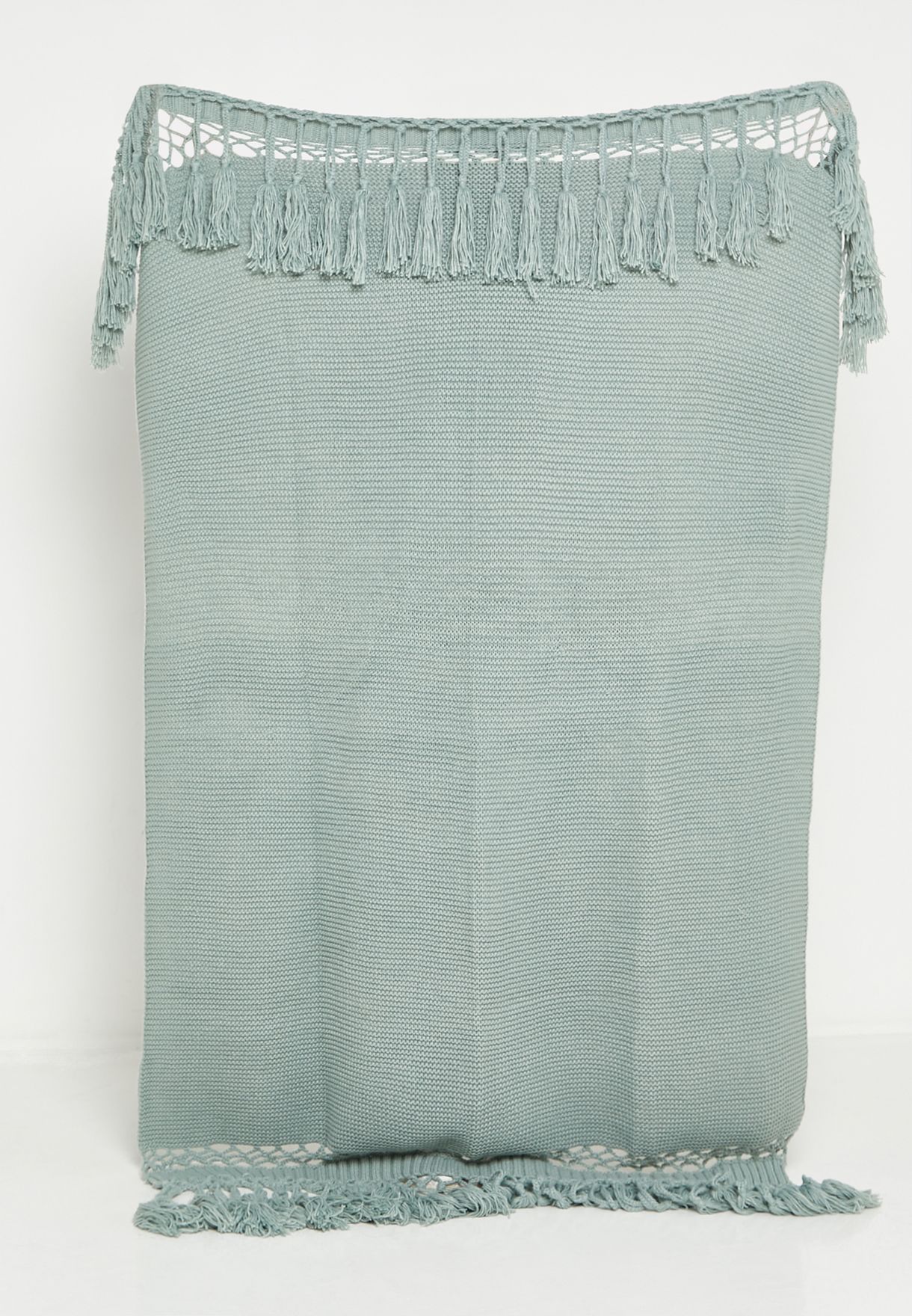 بطانية مزينة بشراشيب 120 ×180 سم