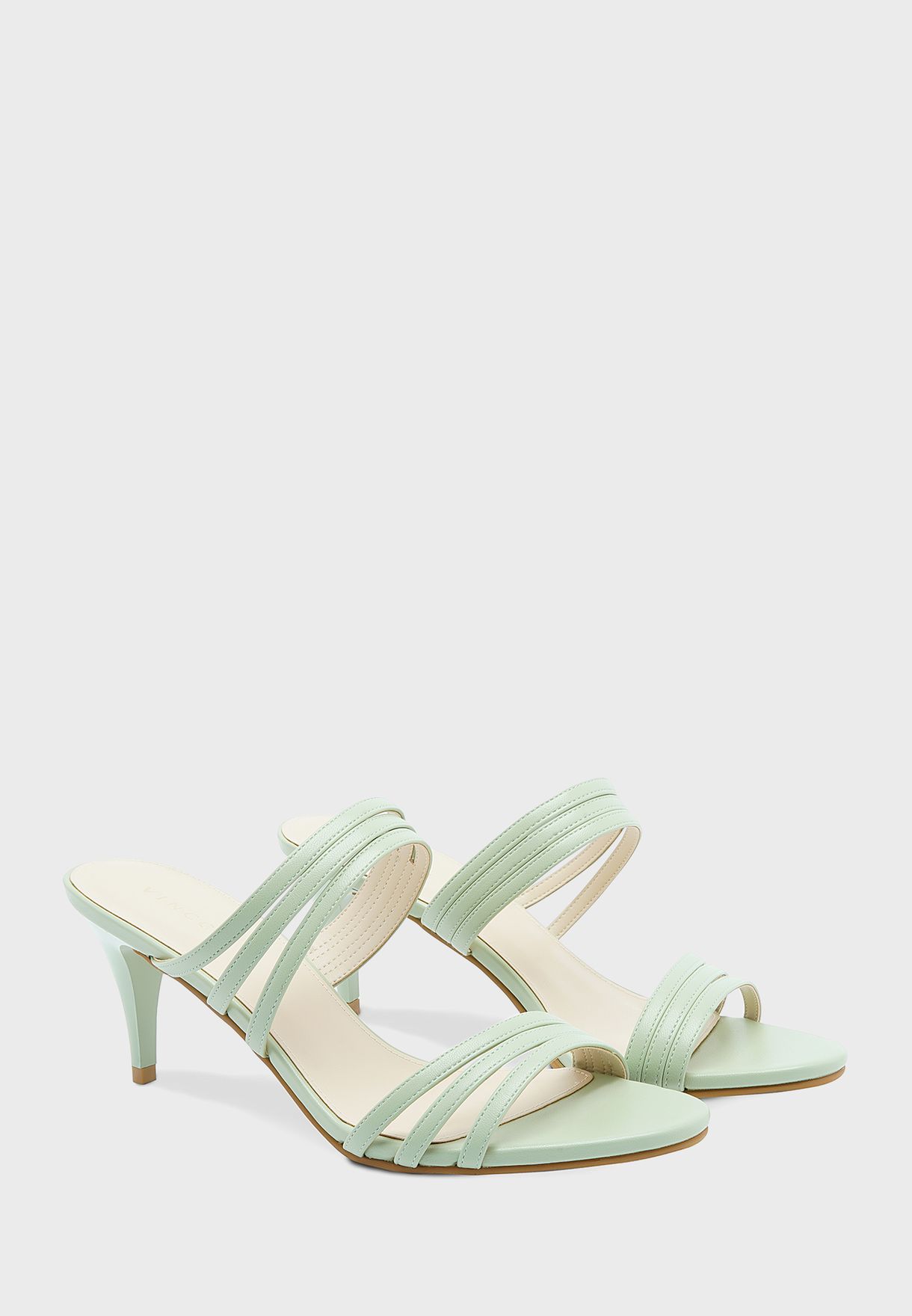 Buy Vincci green Mid Heel Sandal for 
