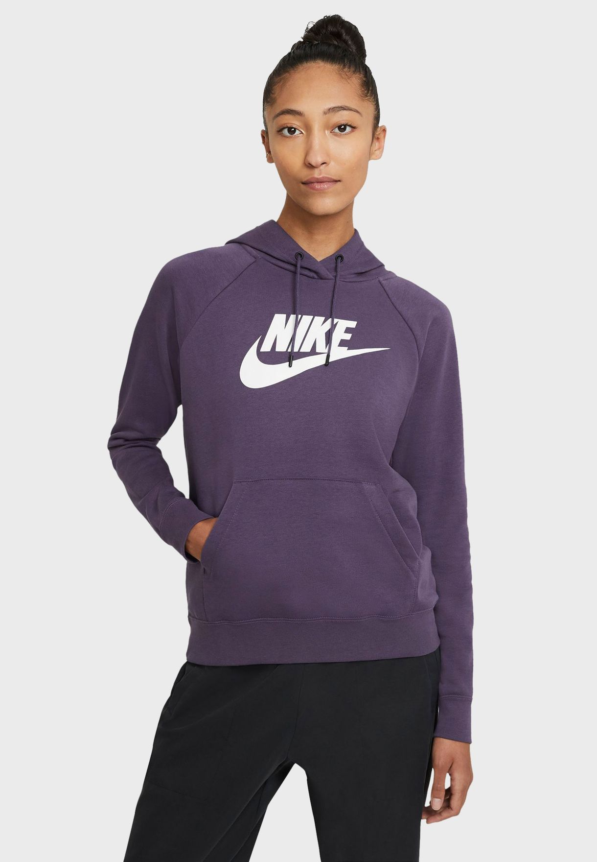 womens nike purple hoodie